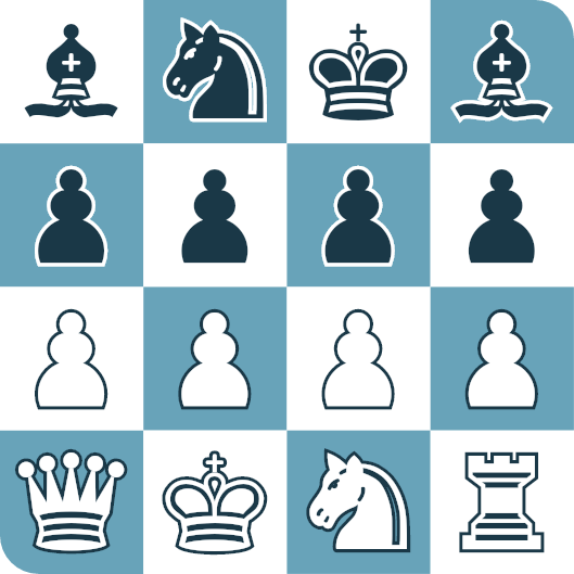 Weniger Remis im Schach: Asymmetrische Aufstellung mit großem Vorteil auf 4x4 Brett